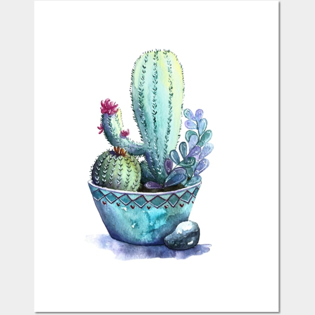 Cactus Wall Art by sabrinaeras